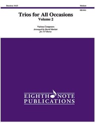 Trios for All Occasions #2 French Horn Trio cover